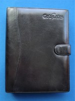 Buckle, genuine leather deadline diary