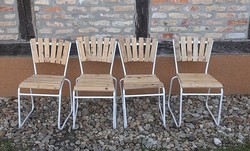 Retró kerti, kocsma, balatoni vas székek.
