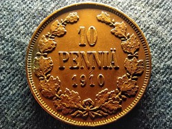 Finnország II. Miklós (1894-1917) 10 penni 1910 (id58424)