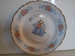 Plate - m z - 25 cm - Christmas - old - porcelain - perfect