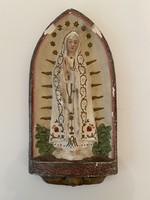 Szent Fatima gipsz szobor