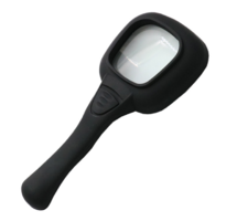 Black led magnifying glass