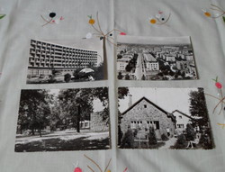 Old Hungarian postcard 15.: Leányfalu, podium, Hajdúszoboszló, Stalin City