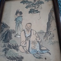 Hurry up at half price - Japanese painting or woodcut
