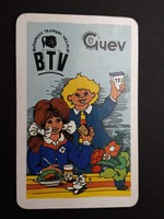 Kártyanaptár 1980 - Budapesti Tejipari Vállalat , Gyermekélelmezési Vállalat felirattal - Naptár