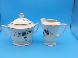 Violet antique zsolnay set