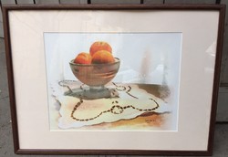 Beáta Dudásnum stum's painting: orange still life for sale (iza r)