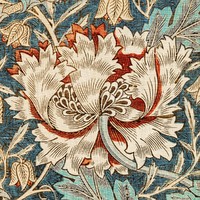 William Morris - Honeysuckle - vakrámás vászon reprint