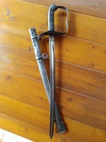 1861 M rövített gyalogos tiszti kard