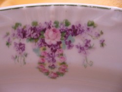 Antique violet, rosy bowl czech slov