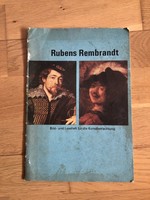 1974 -es Rubens Rembrandt alkotásairól szóló 1 kiadású német nyelvű könyv / füzet