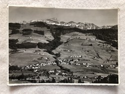 Antique swiss postcard - wald - schönengrund mit säntis