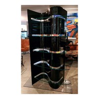 Design Curved Glass Shelf System B00303