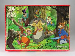 1I344 vintage italian balu captain - talespin maxi puzzle jigsaw puzzle 68 x 48 cm 1983