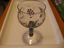 Nagel handcrafted polished enamel painted römer glass