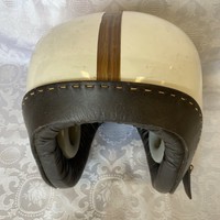 Old flying parachute helmet