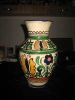 Corundum vase, 31 cm, with the usual smaller, glaze bounces