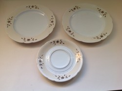 Porcelain plates - imperial crown and cross with two hammers marked on the bottom - for collectors!