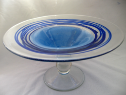 Murano fruity bowl in blue-transparent