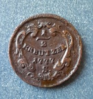 Maria Theresa 1/2 penny 1777 s
