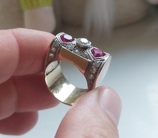 Art deco gyémánt gyűrű.