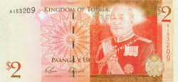 Kingdom of Tonga 2 pa'anga 2009 unc