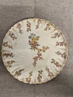 Sarreguemines Louis XV. C&C" Porcelán Virágmintás Faitányér A13