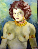 Vidai Brenner Nándor (1903-1949): young gypsy girl nude