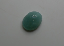 Polished Madagascar grandidierit gemstone. 5 Ct. Made of a rare natural mineral.