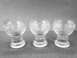 Timo sarpaneva glass cups, Finnish design 3pcs