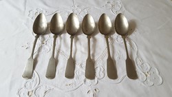 Stylish old wsmfs alpacca spoons 6 pcs.