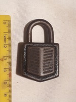 Old little interesting padlock without a key