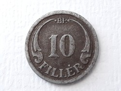 10 Fillér 1940 érme - Magyar 10 filléres 1940 Magyar Királyság pénzérme