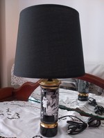Hollóházi Szász Endre asztali lámpa napocskás mintával