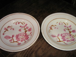 Vintage virágos régi Kispesti Gránit fali tányér