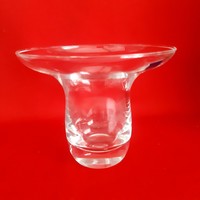 Olasz Leonardó üveg pohár, kehely, váza