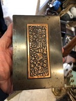 Teva margit bronze box, size 15 x 10 cm, for collectors.