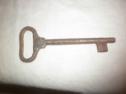 Antique large iron key 12.5 cm