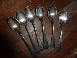 Silver plated alpaca mocha spoon set