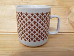 Retro brown patterned lubiana mug