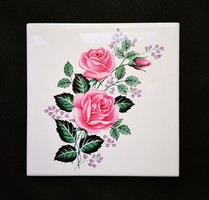 Italian pattern tile with roses