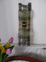 Kalmár Pál üveg művész által készített óra