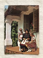 Régi Buzsák népviseleti képeslap
