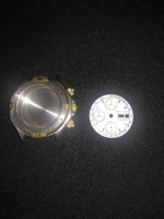 Case and dial for Valjoux 7750 automatic movement