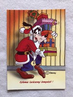 Walt Disney Karácsonyi képeslap  -  Goofy