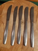 5 db régi acél kés