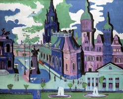 Kirchner - Dresden - canvas reprint