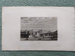 City of Pisa, original engraving 1820