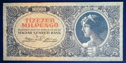 Magyarország 10000 Milpengő 1946 VF+
