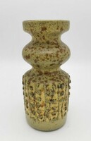Retro váza, iparművészeti kerámia, 19,2 cm